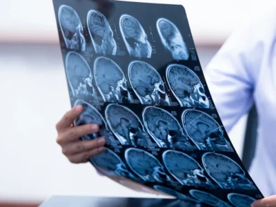 radiograph of acquired brain injury