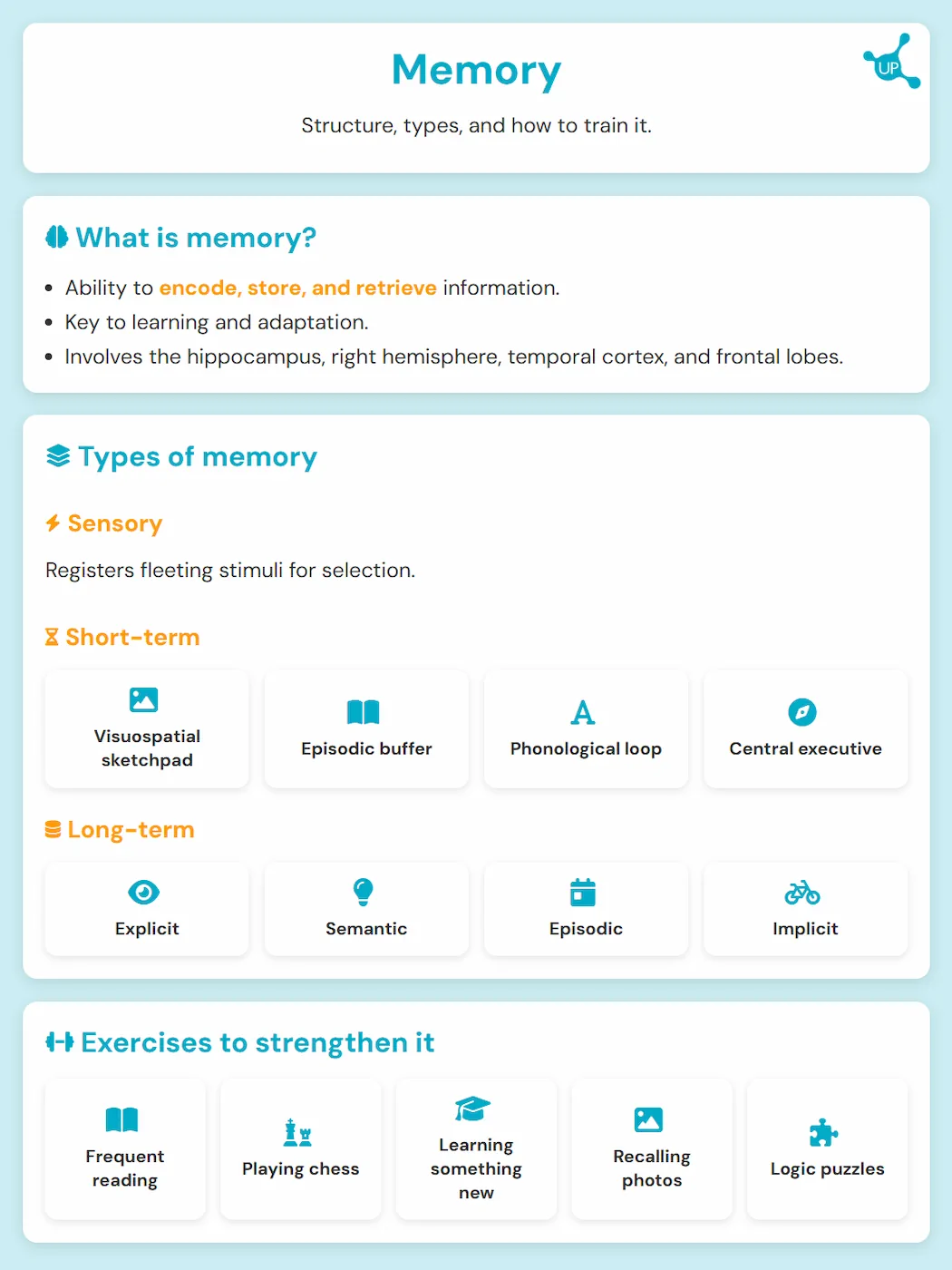 Memory - Article infographic
