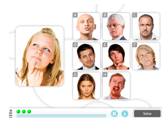 Find the same emotion, Social Cognition Activity