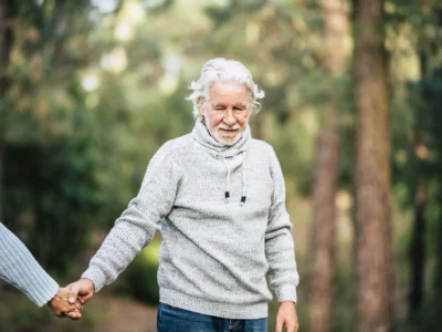 Older adult with Alzheimer's disease
