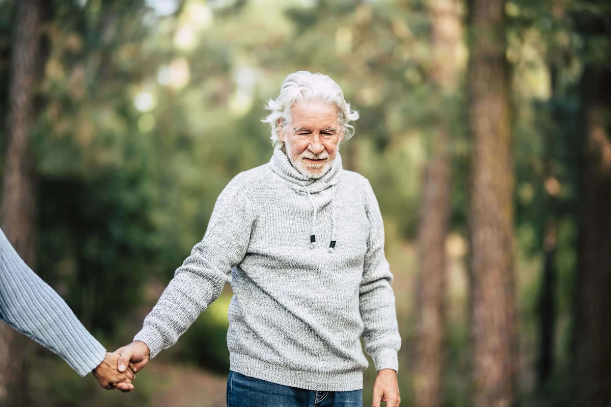 Older adult with Alzheimer's disease