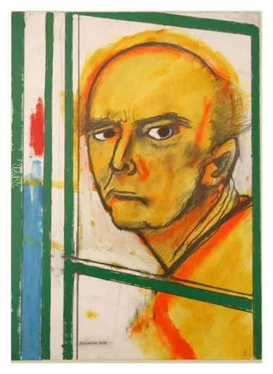 Self-portrait. William Utermohlen (1996)