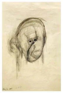 Self-portrait. William Utermohlen (2000)
