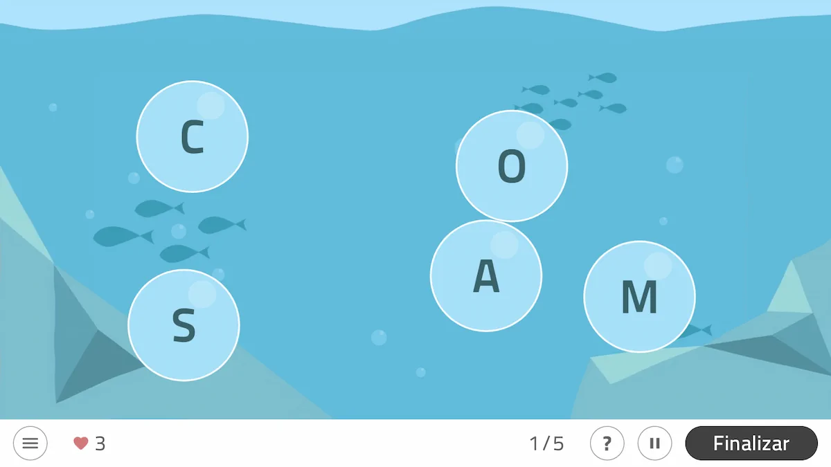 NeuronUP Activity   Forming Words