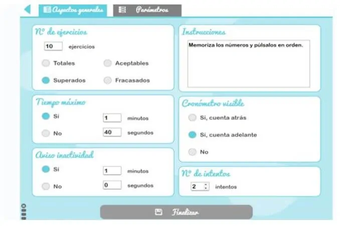 General aspects of the new children's memory game Players in order