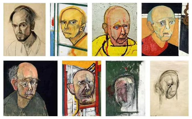 Painting Alzheimer's, William Utermohlen