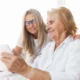 Professional performing cognitive rehabilitation for a person with Alzheimer's disease