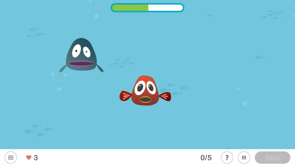NeuronUP Activities - Find the Fish