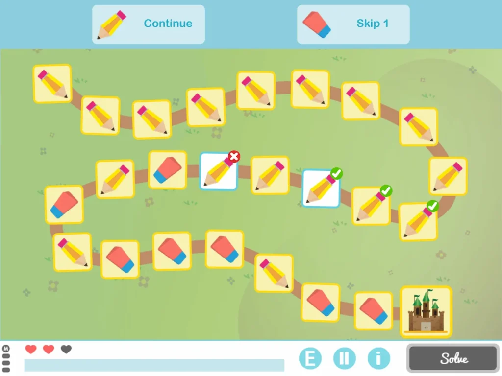 NeuronUP Activities - Follow the Path