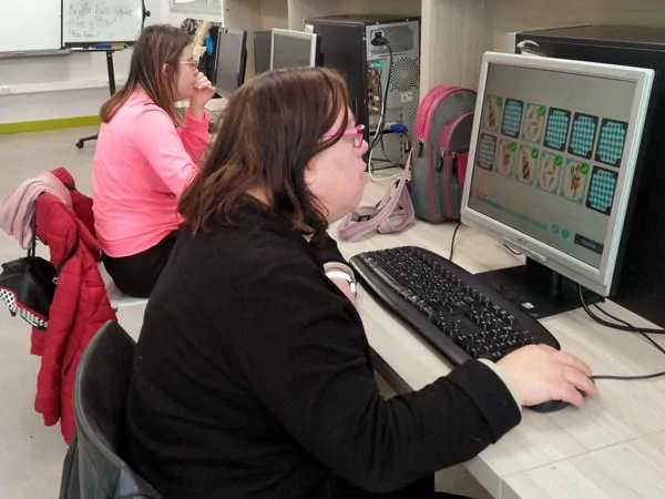 Digital exercises for people with Down syndrome