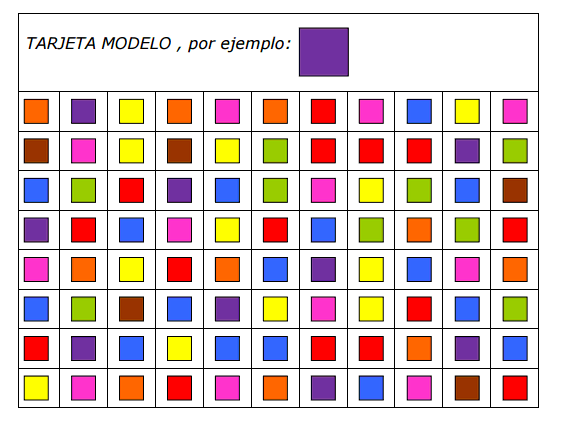 Cognitive stimulation worksheet for gnosias - Activity Identify colors