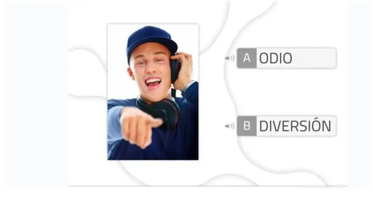 NeuronUP activity "Emotion recognition"