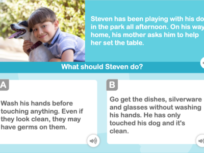 Social cognition worksheet for teaching children how to behave