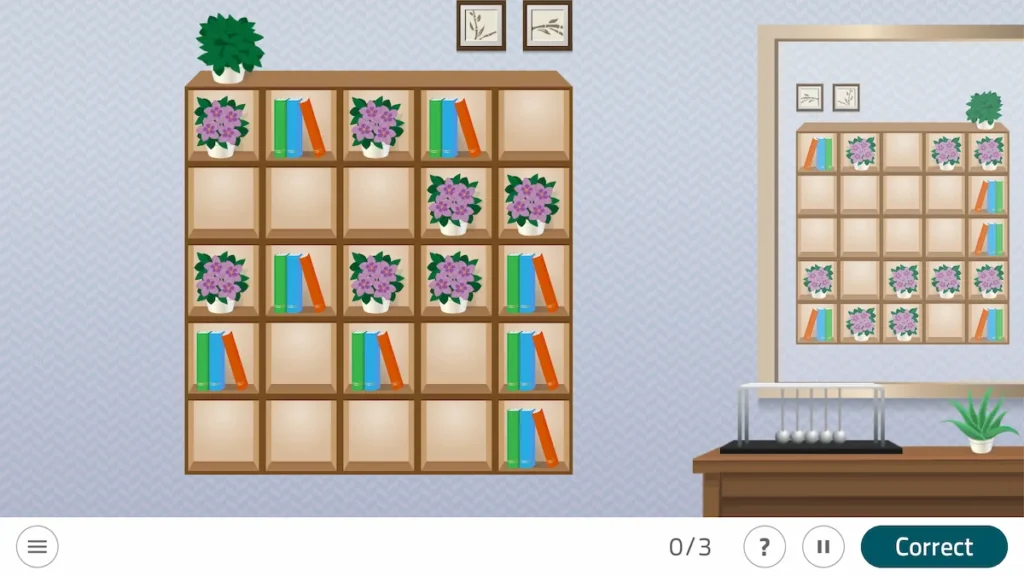 NeuronUP Activities - Organize the Bookcase - 2
