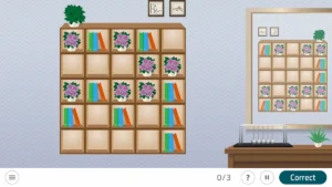 NeuronUP Activities - Organize the Bookcase - 2