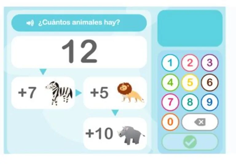 ejercicio de memoria de trabajo para niños de NeuronUP Combined Operations
