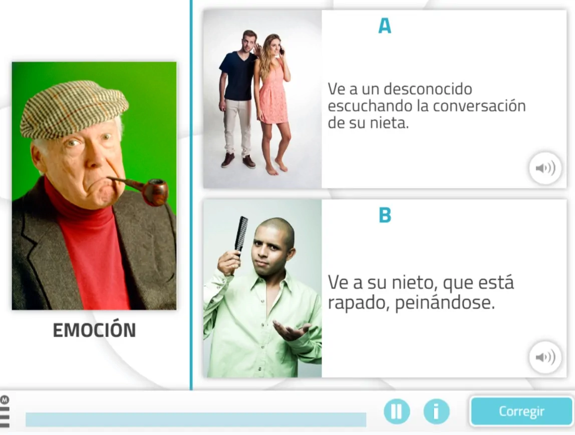 Emotional reaction to situations: Social cognition exercise
