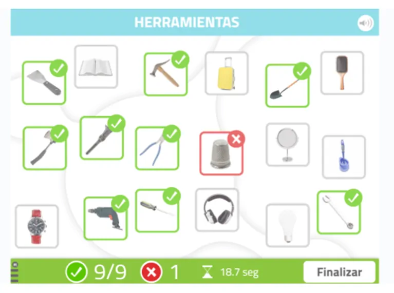 cognitive stimulation exercises for older adults: Select items from a category