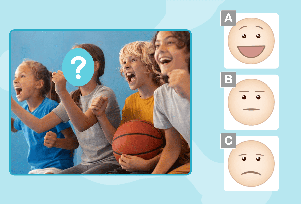 NeuronUP social cognition activity to identify emotions Guess the Face