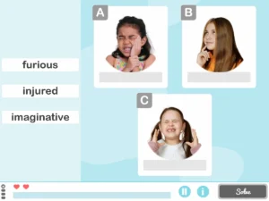 NeuronUP Activities - Which photo best fits the word