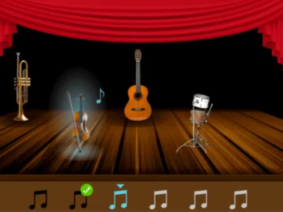 Music game to work on episodic memory with adults, Concert Night