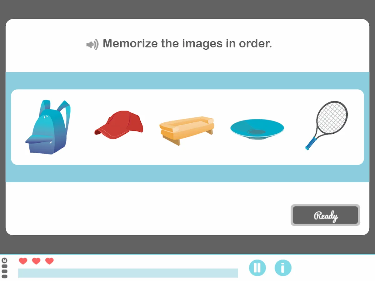 NeuronUP activity - The Correct Order