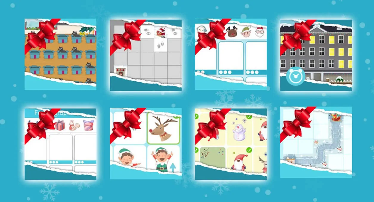 Christmas Cognitive Stimulation Exercises for Online Work