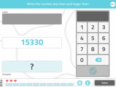 NeuronUP Activities - Greater than and less than