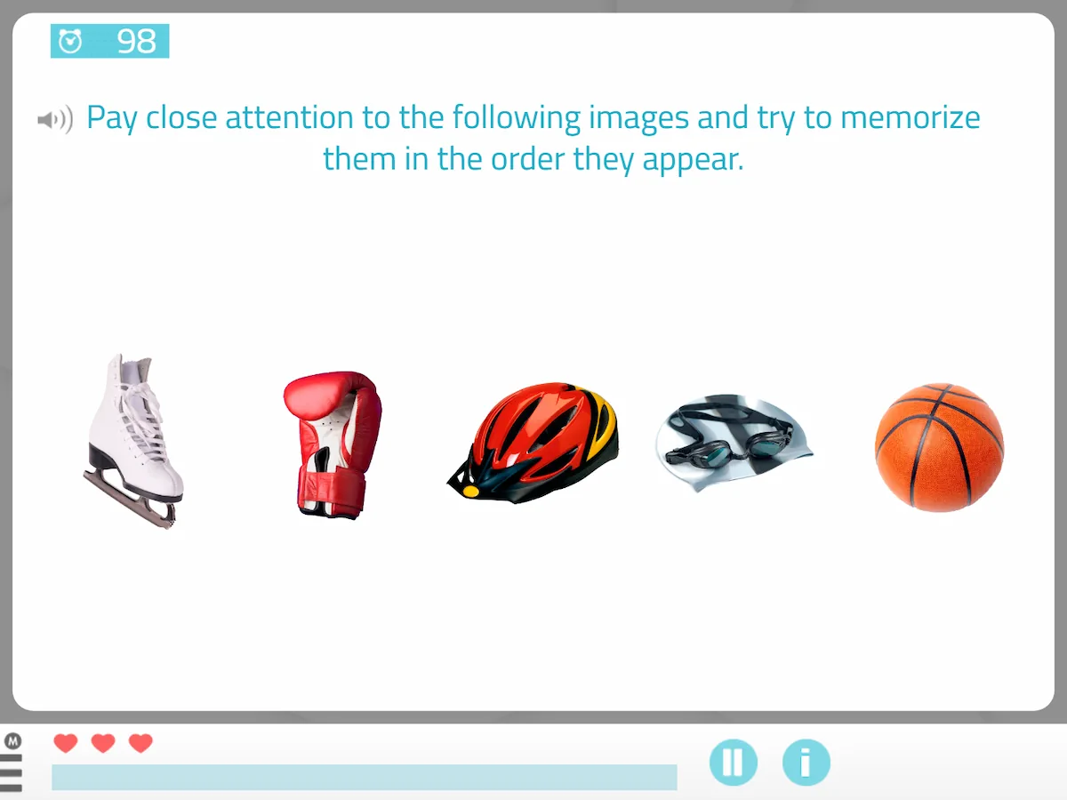 Activity: Memorize the order.