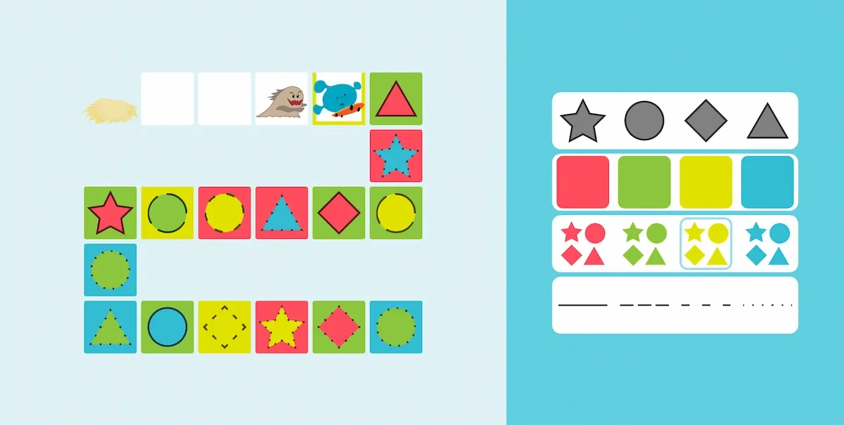 NeuronUP Activities - Escape the Monster - Hard Level