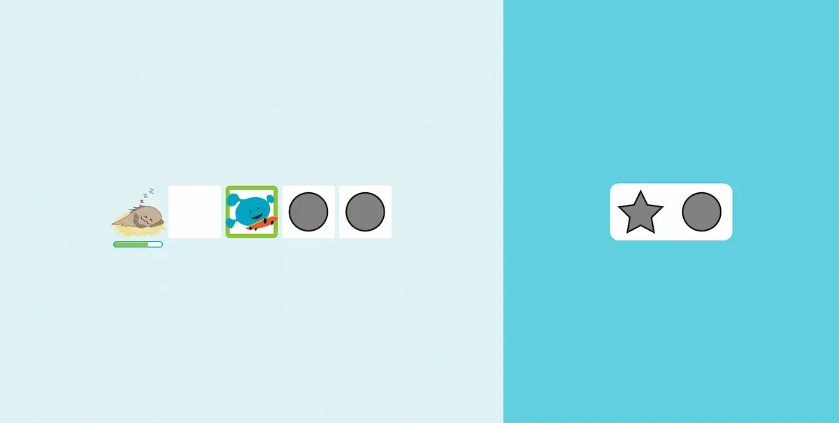 NeuronUP Activities Escape the Monster Easy Level