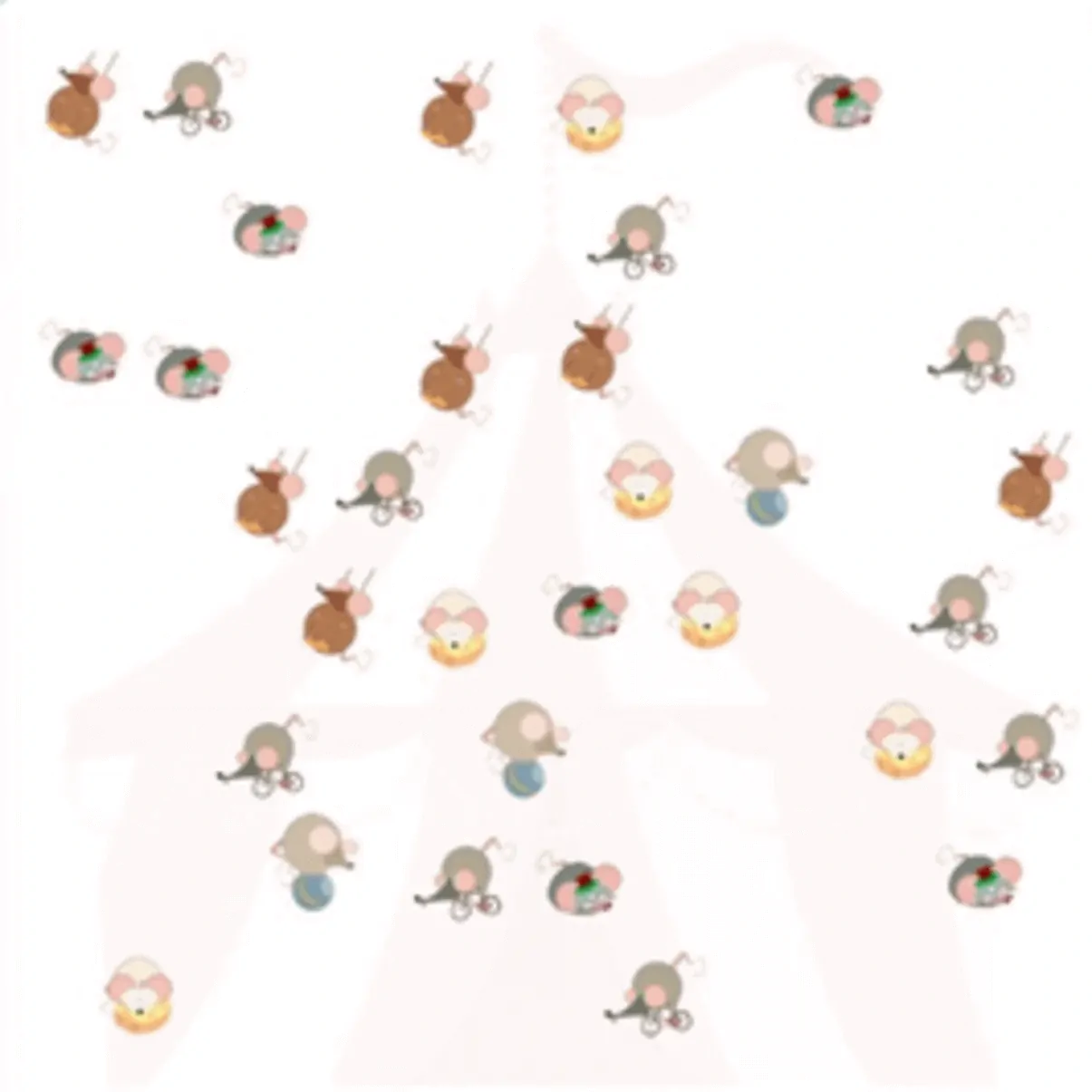 NeuronUP activity Catch the mice, included in the intervention proposal for children with ADHD