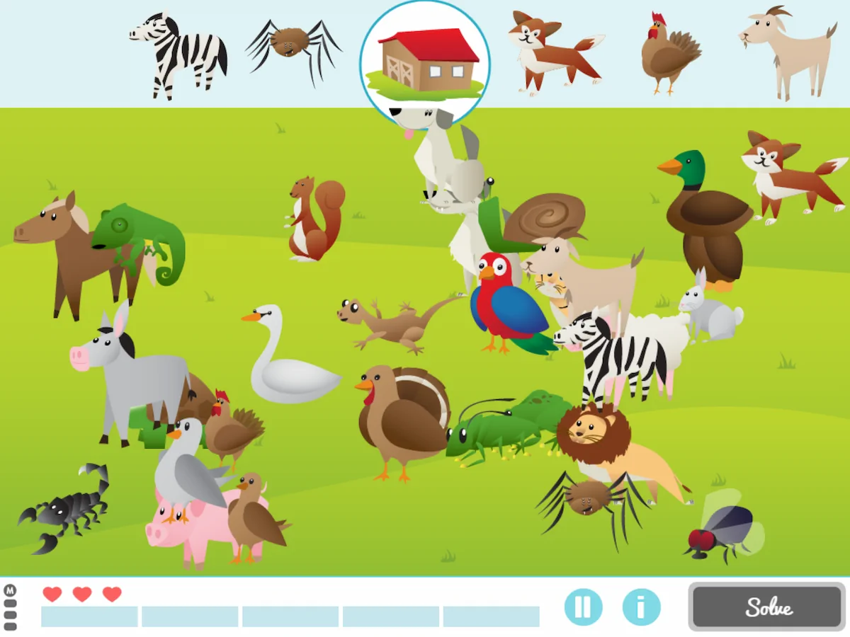NeuronUP Activities - Search and you will find