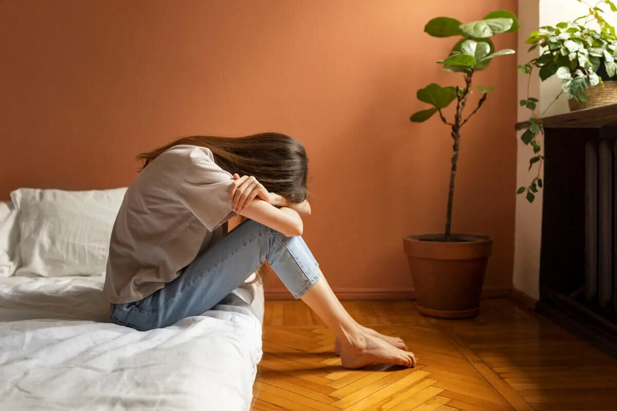 Treatment of chronic disorders of consciousness. Woman with a disorder of consciousness