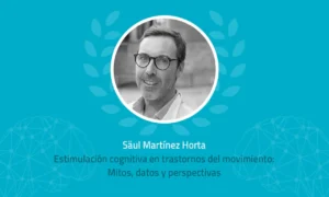 The neuropsychologist Saül Martínez Horta gives a lecture on cognitive stimulation in movement disorders