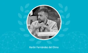 The clinical neuropsychologist Aaron F. Del Olmo delivers a lecture on Neurodevelopment and brain networks