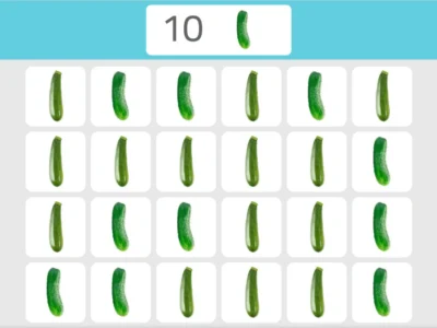 Worksheet to work on selective attention with adults: Counting and Selecting