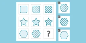 Raven's Progressive Matrices test example
