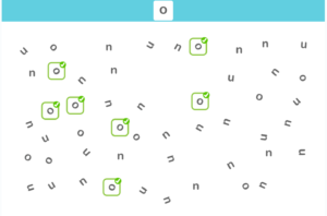 New pre-reading activity for children - Rotated letters