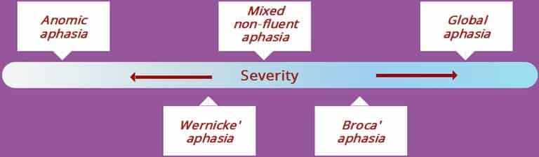 Aphasia classifications.