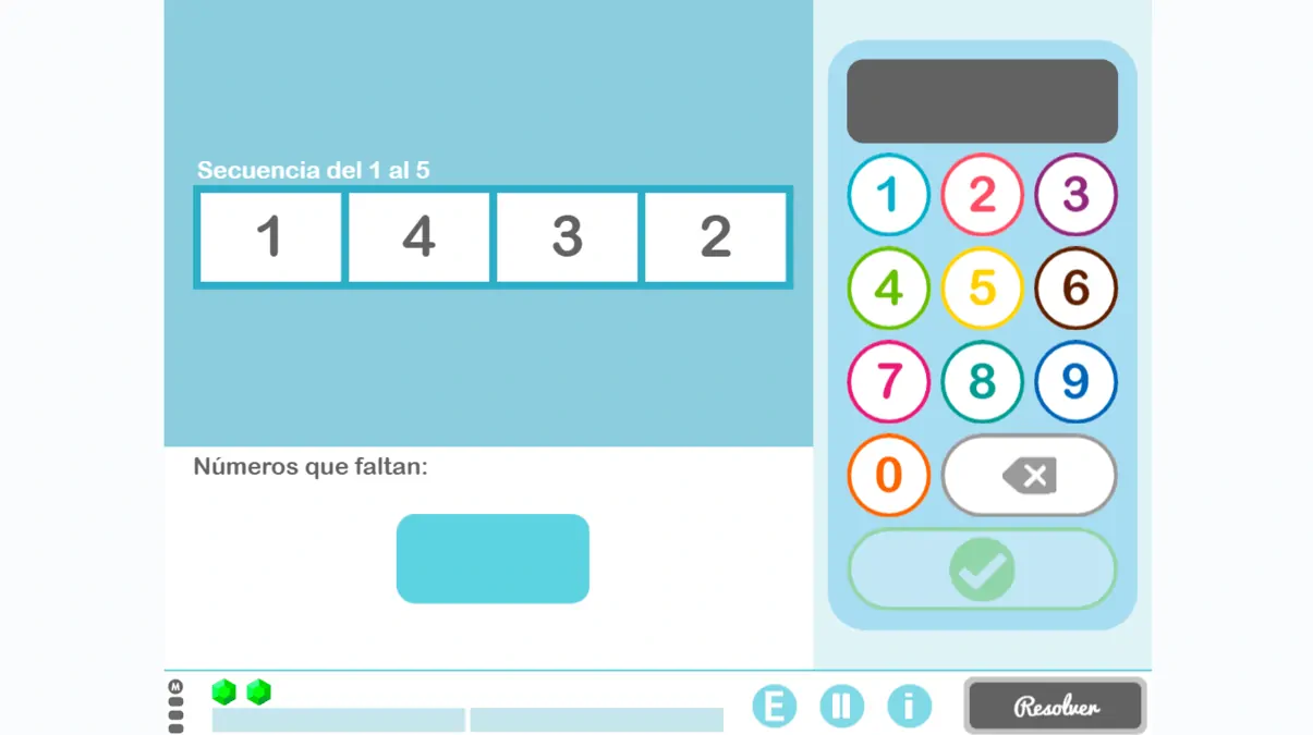 Worksheet for Working on Sustainí Attention in Children: The Missing Number