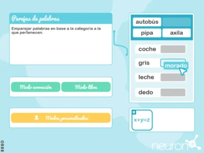 Word Pairs NeuronUP Activity