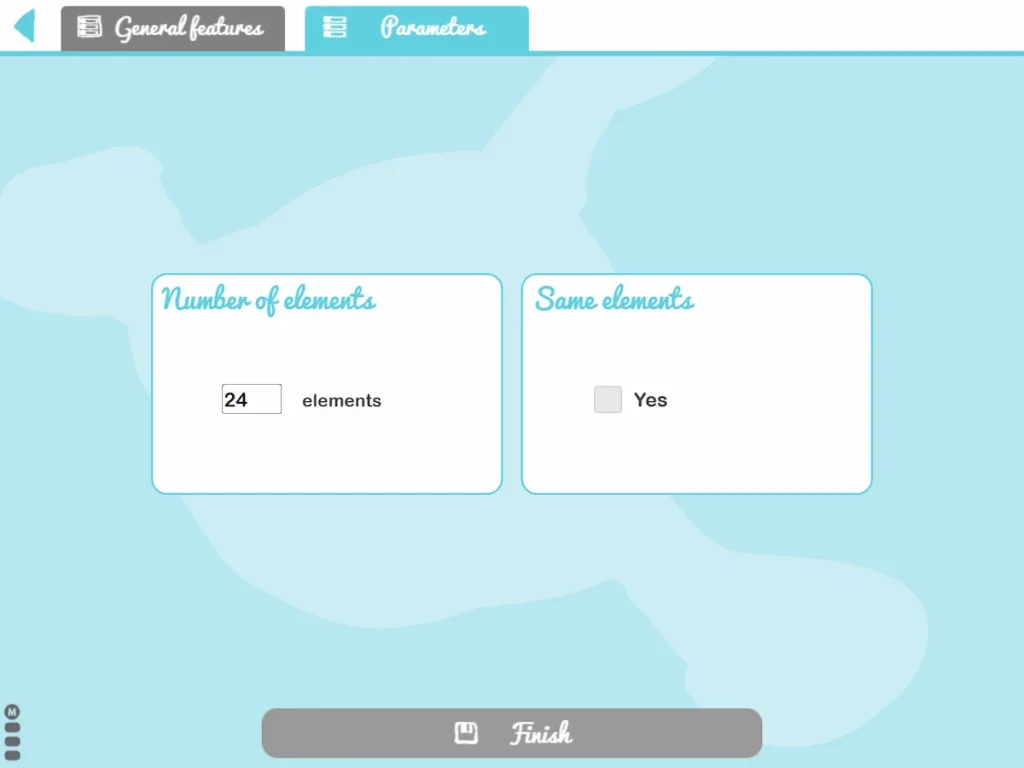 NeuronUP Activities - Which way does it face - Parameters