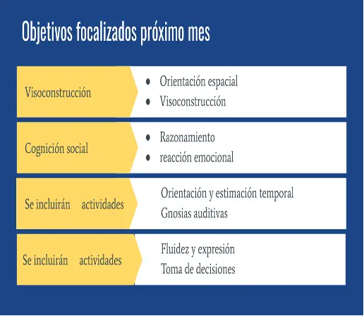 Neuropsychological clinic objectives for the next month