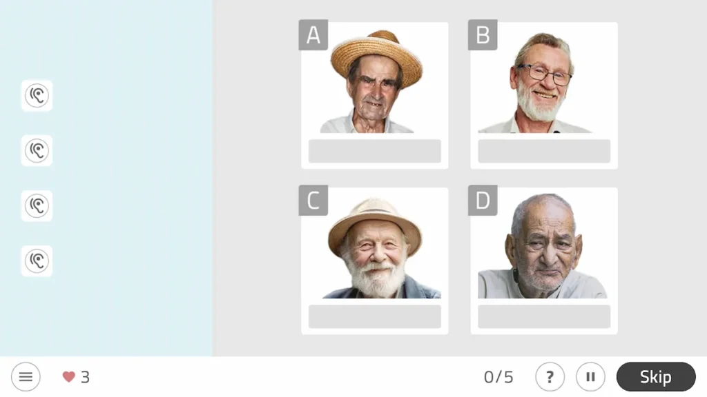 NeuronUP Activities - Remember the Names (audio)