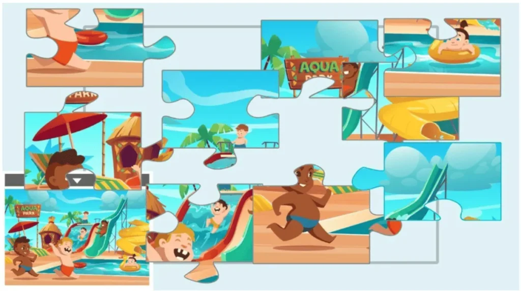 Phase 3 of the NeuronUP activity: Complete the puzzle.