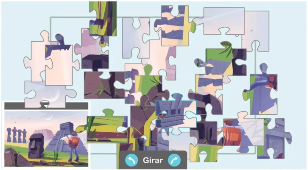 Phase 8 of the NeuronUP activity Complete the puzzle.