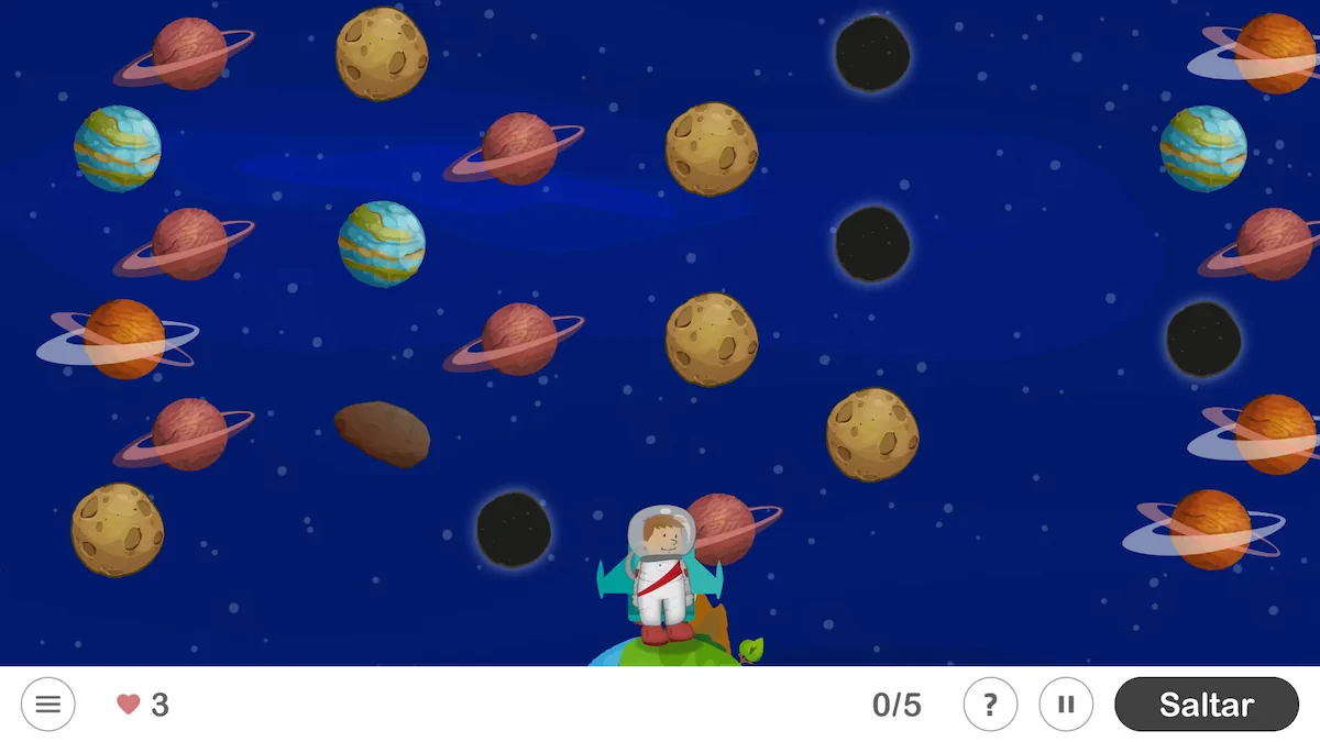 NeuronUP Activities Space Conquest
