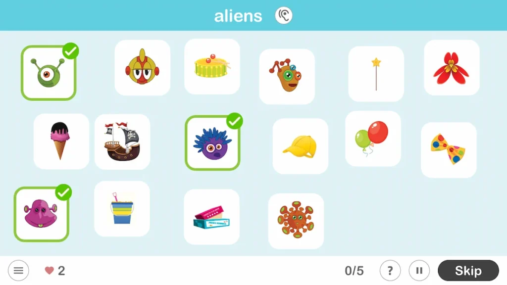 NeuronUP Activities - Common Items