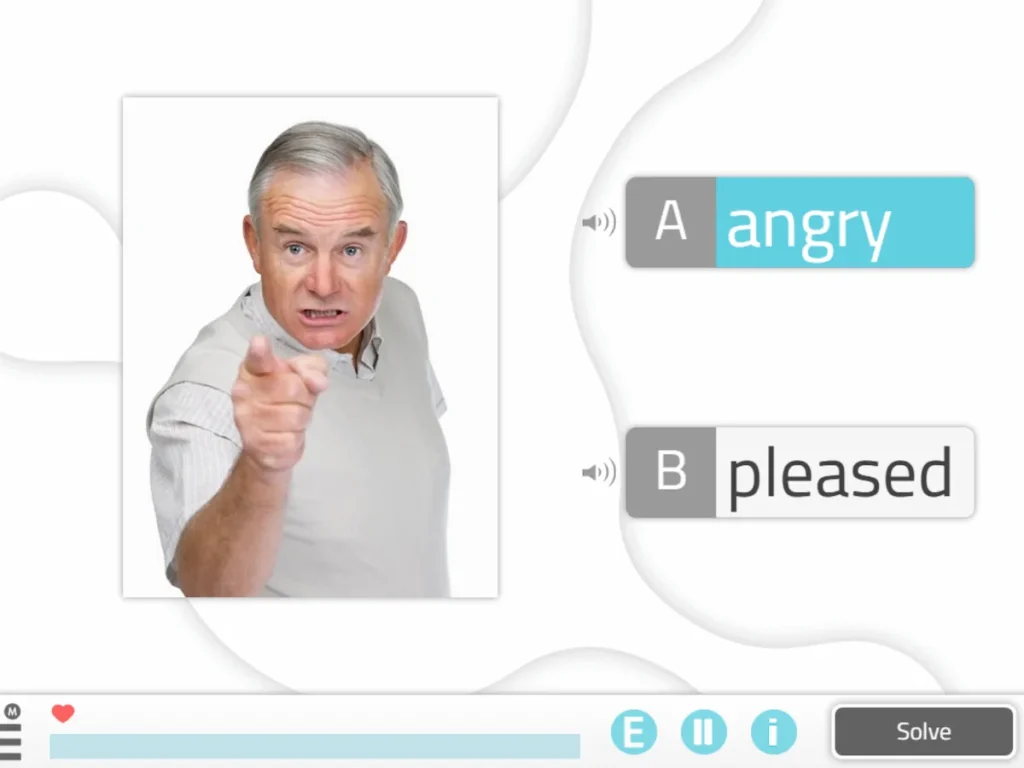 NeuronUP Activities - Emotion recognition